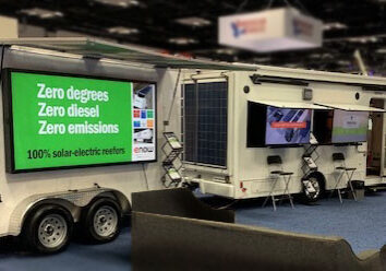 eNow at NTEA Unveils new solar-electric reefer